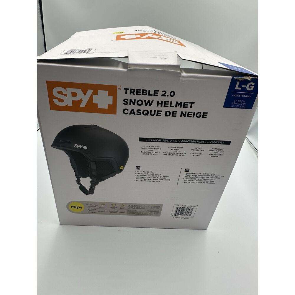 Helmet Spy Sender Snow Brain Protection with MIPS Black Size L
